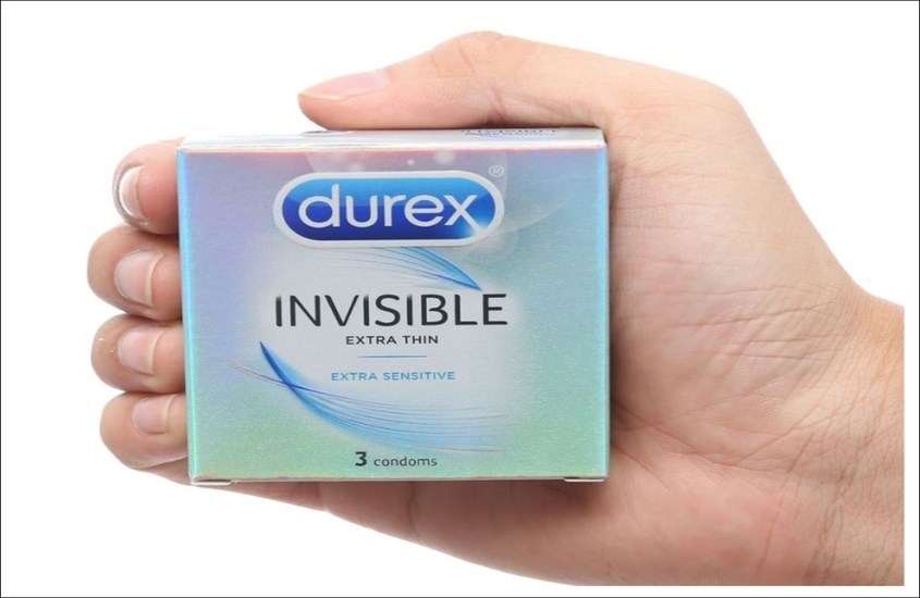 Bao cao su Durex Invisible 52 mm siêu mỏng