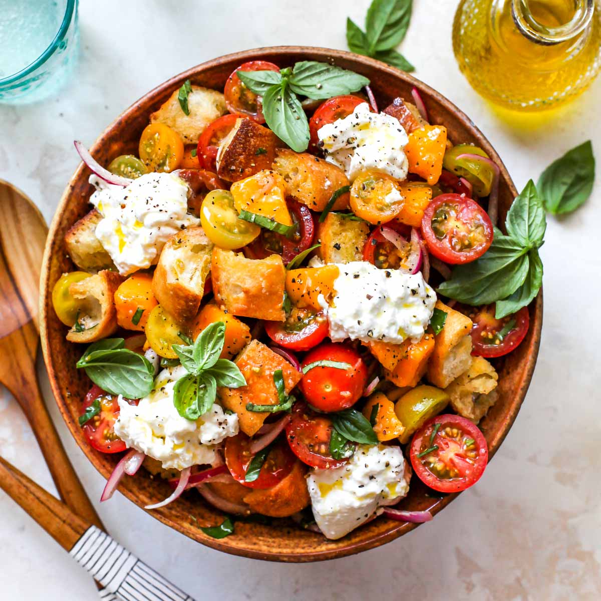 Summer Panzanella Salad - Dishing Out Health